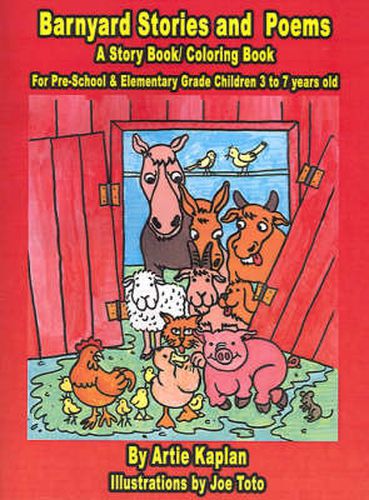 Cover image for Barnyard Stories and Poems: A Story Book/coloring Book