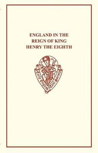 England in the Reign of King Henry VIII