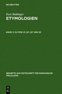 Cover image for Zu FEW 21, 22(1), 22(2) und 23