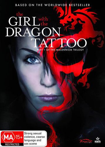 Cover image for Girl With The Dragon Tattoo Dvd