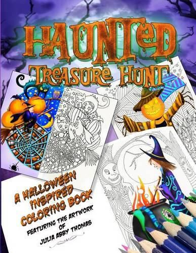 Cover image for Haunted Treasure Hunt: A Halloween Inspired Coloring Book