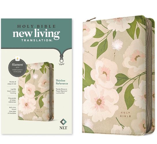 Cover image for NLT Thinline Reference Zipper Bible, Filament Enabled