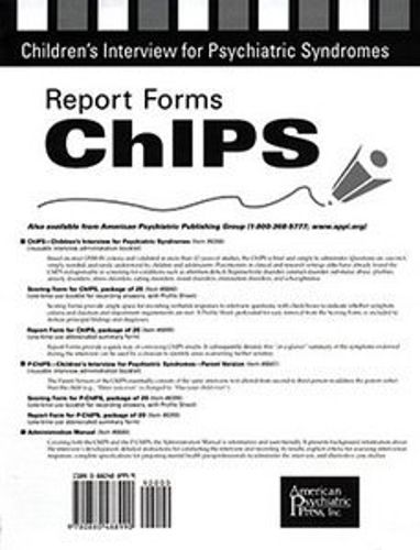 Cover image for Children's Interview for Psychiatric Syndromes (ChIPS)