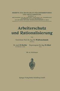 Cover image for Arbeiterschutz Und Rationalisierung