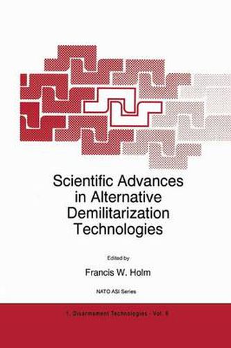 Cover image for Scientific Advances in Alternative Demilitarization Technologies