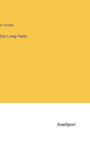 Cover image for Our Living Poets