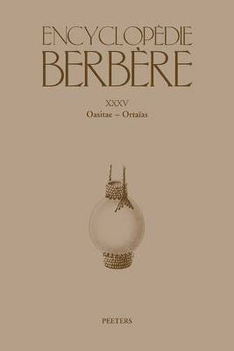 Cover image for Encyclopedie Berbere. Fasc. XXXV: Oasitae - Ortaias