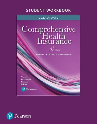 Cover image for Student Workbook for Comprehensive Health Insurance: Billing, Coding, and Reimbursement