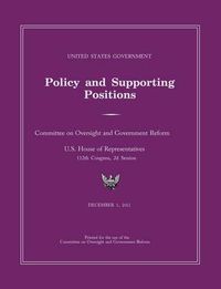 Cover image for United States Government Policy and Supporting Positions 2012 (Plum Book)