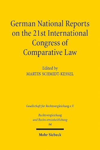 Cover image for German National Reports on the 21st International Congress of Comparative Law