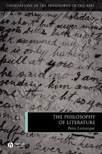 Cover image for The Philosophy of Literature