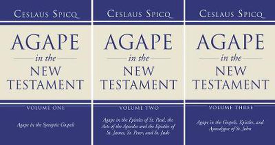 Cover image for Agape in the New Testament