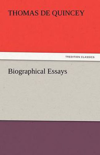 Cover image for Biographical Essays
