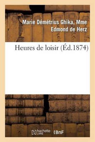 Cover image for Heures de Loisir