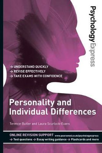 Cover image for Psychology Express: Personality and Individual Differences: (Undergraduate Revision Guide)