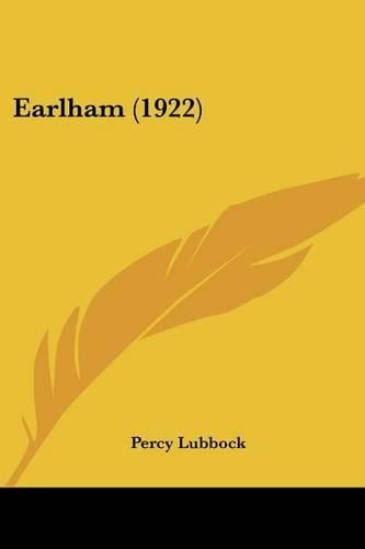 Cover image for Earlham (1922)