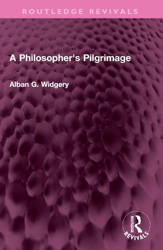 Cover image for A Philosopher's Pilgrimage