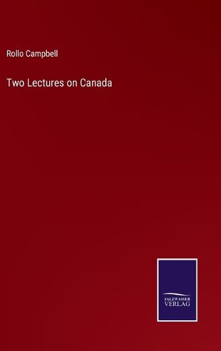 Cover image for Two Lectures on Canada