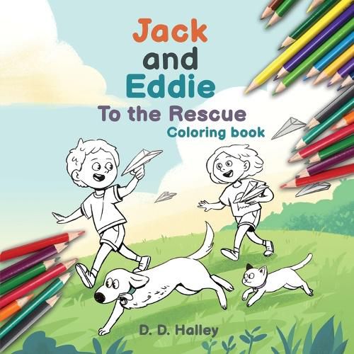 Cover image for Jack and Eddie to the Rescue (coloring book)