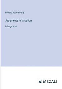 Cover image for Judgments in Vacation