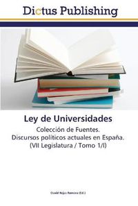Cover image for Ley de Universidades