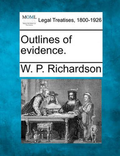 Cover image for Outlines of Evidence.