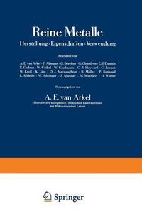 Cover image for Reine Metalle: Herstellung - Eigenschaften - Verwendung