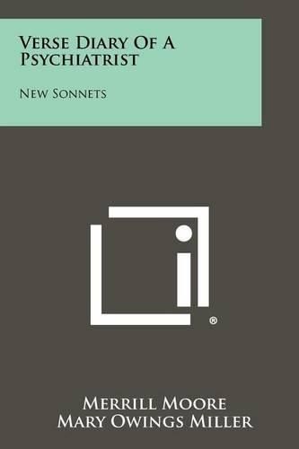 Cover image for Verse Diary of a Psychiatrist: New Sonnets