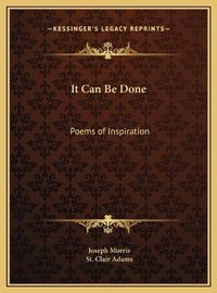 Cover image for It Can Be Done: Poems of Inspiration
