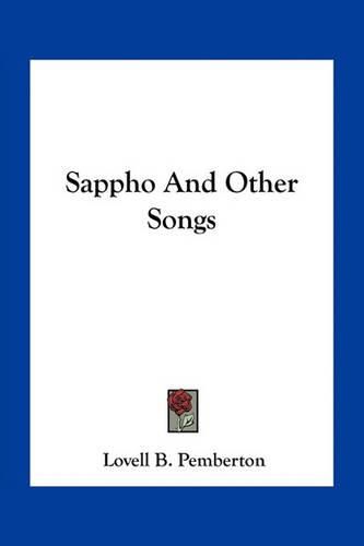 Cover image for Sappho and Other Songs