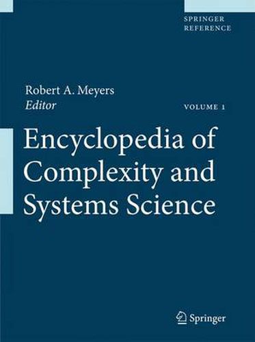 Cover image for Encyclopedia of Complexity and Systems Science