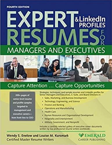 Cover image for Expert Resumes & LinkedIn Profiles for Managers and Executives