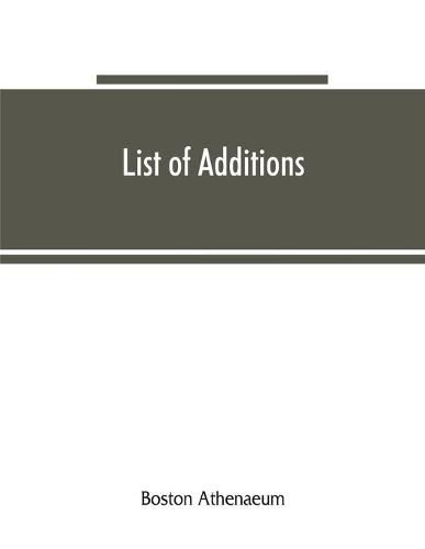 List of additions