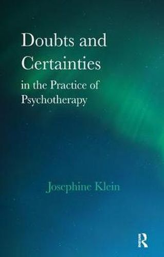 Cover image for Doubts and Certainties in the Practice of Psychotherapy