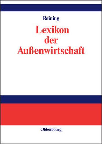 Cover image for Lexikon Der Aussenwirtschaft