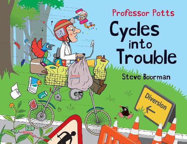 Cover image for Professor Potts Cycles Into Trouble