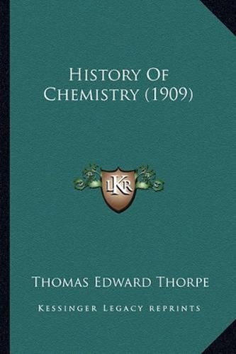 History of Chemistry (1909)