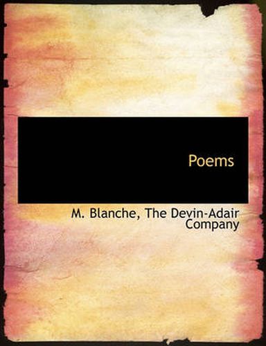 Cover image for Poems