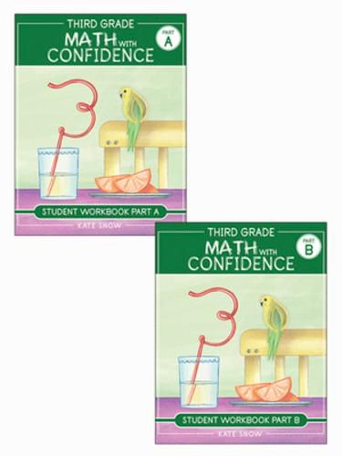 Cover image for Third Grade Math with Confidence Student Workbook Bundle