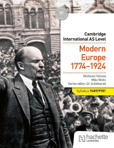 Cover image for Cambridge International AS Level History: Modern Europe 1774-1924