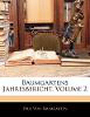 Cover image for Baumgartens Jahresbericht, Volume 2