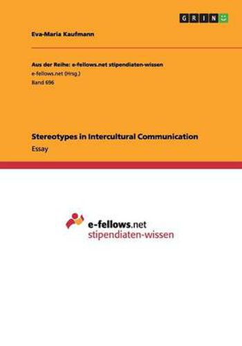 Cover image for Stereotypes in Intercultural Communication