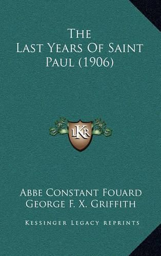 The Last Years of Saint Paul (1906)