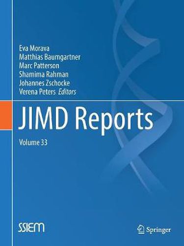 Cover image for JIMD Reports, Volume 33