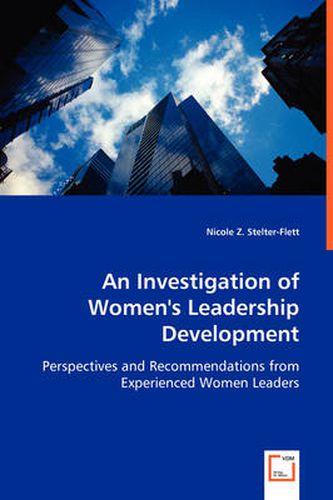 Cover image for An Investigation of Women's Leadership Development