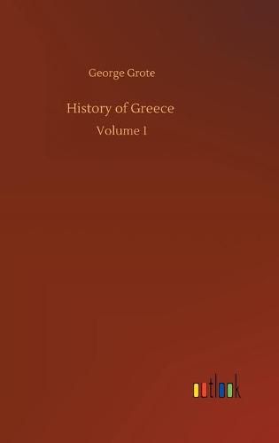 Cover image for History of Greece: Volume 1
