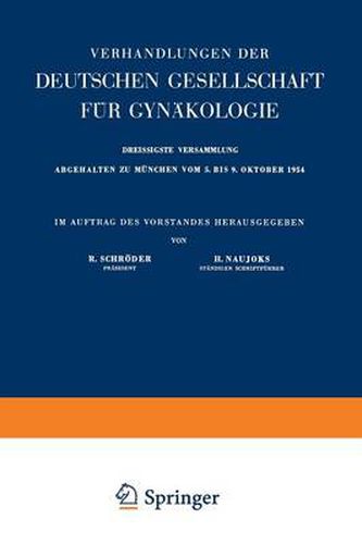 Cover image for Archiv fur Gynakologie: Organ der Deutschen Gesellschaft fur Gynakologie