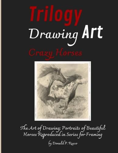 Cover image for Trilogy Drawing Art Crazy Horses