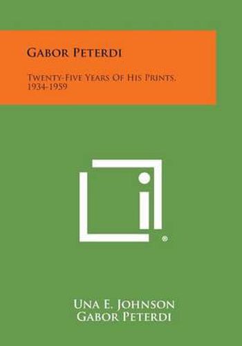 Cover image for Gabor Peterdi: Twenty-Five Years of His Prints, 1934-1959