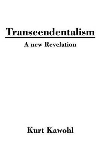 Cover image for Transcendentalism: A New Revelation